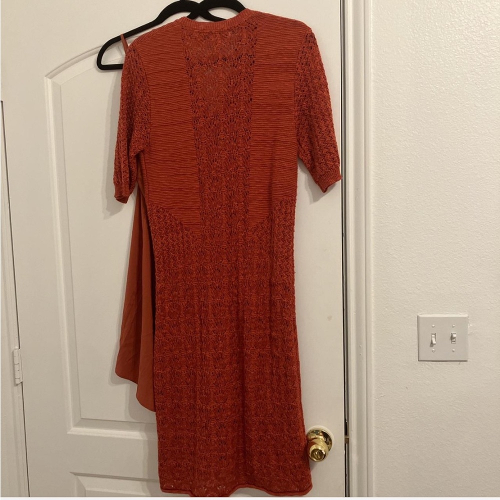 Sundance Terracotta Long Sleeve Dress - Picture 4 of 5